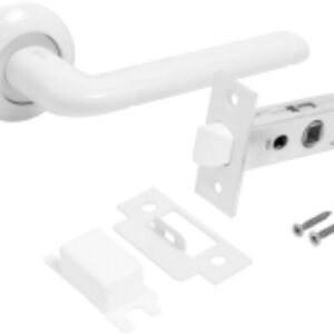 Ручка дверная Аллюр Арт Поло W+L45-8 W 15110/S45 / 14668 21век