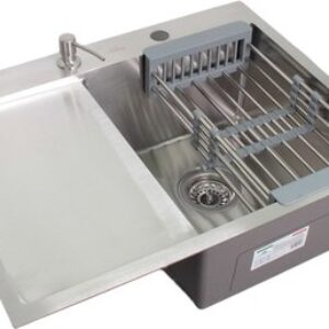 Мойка кухонная WS-37851-R+GER013+WW405A+W302644 21век