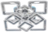 Люстра X20536/4+4B 21век