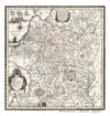 Настенная карта Великое Княжество Литовское XVI в. 21век