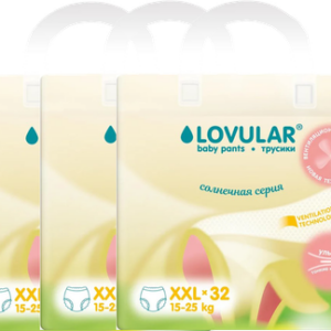 Подгузники-трусики детские Солнечная серия XXL 15-25кг / 429216 21век
