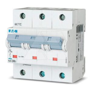Авт. выключатель PLHT-C80/3, 3P, 80A, хар-ка C, 20kA, 4.5M