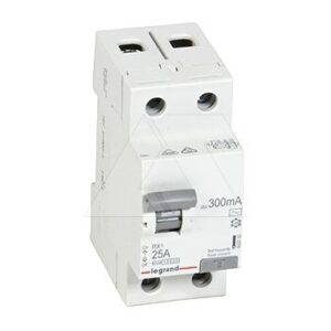 УЗО Legrand RX3, электромеханическое, 2P, 25A, 10kA, 300mA, тип AC, 2M