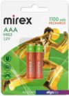 Аккумулятор Mirex AAA 1100mAh 2 шт HR03-11-E2