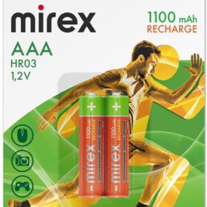 Аккумулятор Mirex AAA 1100mAh 2 шт HR03-11-E2