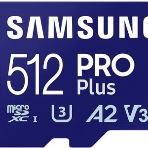 Карта памяти Samsung PRO Plus microSDXC 512GB MB-MD512SA/EU (с адаптером)