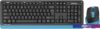 Офисный набор A4Tech Fstyler FG1035 (черный/синий )