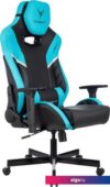 Кресло Knight Thunder 5X (черный/голубой)