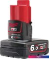Аккумулятор Milwaukee M12 M12B6 4932451395 (12В/6 Ач)