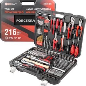 Универсальный набор инструментов ForceKraft FK-38841DS (216 предметов)