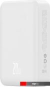 Внешний аккумулятор Baseus Magnetic Mini Wireless Fast Charge Power Bank 20W 20000mAh (белый)