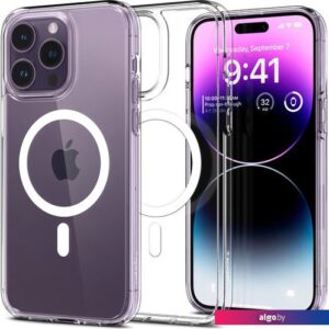Чехол для телефона Spigen Ultra Hybrid iPhone 14 Pro Max MagFit ACS04825 (белый)
