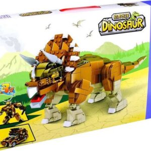 Конструктор Zhe Gao Dinosaur QL1743 Трицератопс 3 в 1