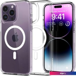 Чехол для телефона Spigen Ultra Hybrid (MagFit) для iPhone 14 Pro ACS04969 (белый)