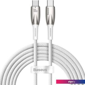 Кабель Baseus Glimmer Series Fast Charging Data Cable USB Type-C - Type-C 100W CADH000702 (1 м