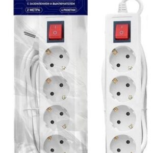 Удлинитель Tokov Electric TKE-C01-BU4-2-1-ZV