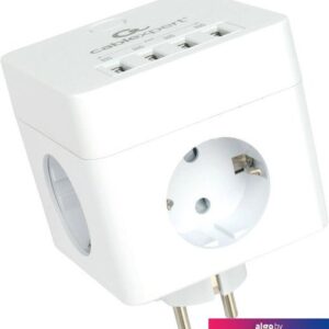 Сетевой фильтр Cablexpert CUBE-4-U4-W