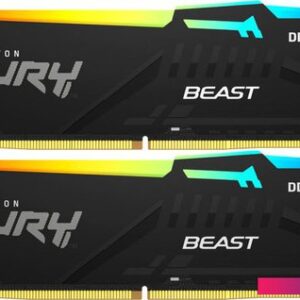 Оперативная память Kingston FURY Beast RGB 2x16ГБ DDR5 5200 МГц KF552C36BBEAK2-32