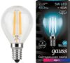 Светодиодная лампочка Gauss E14 5Вт 4100К 105801205 (10 шт)