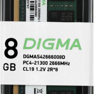 Оперативная память Digma 8ГБ DDR4 SODIMM 2666 МГц DGMAS42666008D