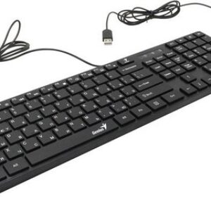 Офисный набор Genius SlimStar C126 (черный)