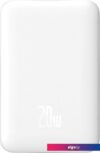 Внешний аккумулятор Baseus Magnetic Mini Air Wireless Fast Charge Power Bank 20W 10000mAh (белый)