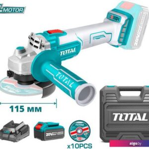Угловая шлифмашина Total TAGLI2011587 (с 1-м АКБ