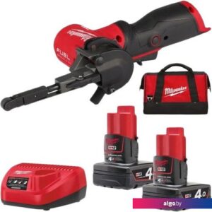 Ленточная шлифмашина Milwaukee M12 Fuel FBFL10-402B (с 2-мя АКБ