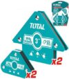 Уголок магнитный Total TAMWH4062 (4 шт)