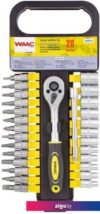 Набор трещотка с головками и битами WMC Tools WMC-2028-5 (28 предметов)