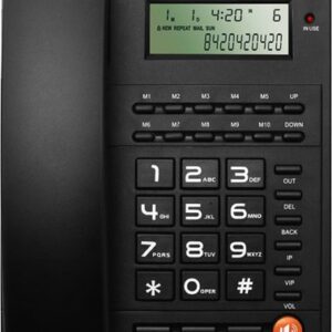Проводной телефон Ritmix RT-420 (черный)