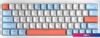 Клавиатура Cyberlynx ZA63 Pro White Blue Orange (TNT Yellow)