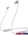 Наушники Sony WI-C100 (бежевый)