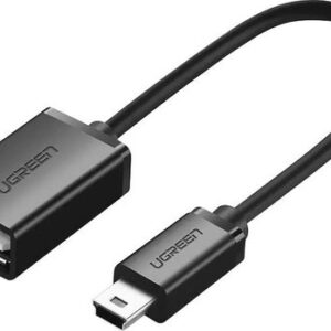 Адаптер Ugreen US249 USB Type-A - miniUSB (0.1 м