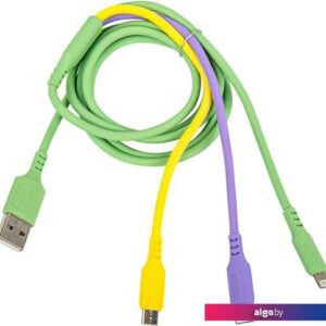 Кабель Sonnen USB Type-A - miroUSB/USB-Type-C/Lightning 513562
