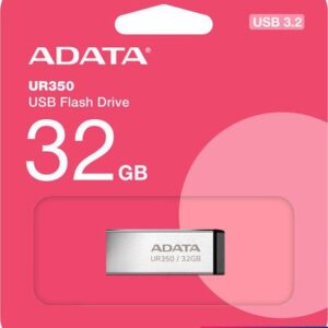 USB Flash ADATA UR350 32GB UR350-32G-RSR/BK (серебристый/черный)