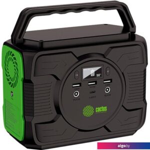 Портативная зарядная станция CACTUS CS-PCS144-EC5 (черный/зеленый)