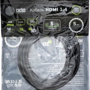 Кабель CACTUS HDMI - HDMI CS-HDMI.1.4-5 HDMI (5 м