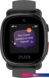 Детские умные часы Elari KidPhone 4G Lite (черный)