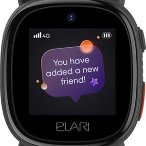 Детские умные часы Elari KidPhone 4G Lite (черный)