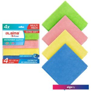Салфетка хозяйственная Laima Multi Pack Pro Colour 30 607792 (4 шт)