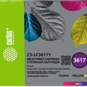 Картридж CACTUS CS-LC3617Y (аналог Brother LC3617Y)