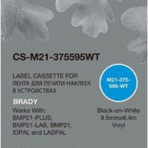 Картридж CACTUS CS-M21-375595WT (аналог Brady M21-375595WT)