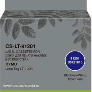 Картридж CACTUS CS-LT-91201 (аналог Dymo LT-91201)