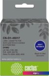 Картридж CACTUS CS-D1-45017 (аналог Dymo D1-45017)