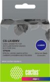Картридж CACTUS CS-LK4BWV (аналог Epson LK4BWV)
