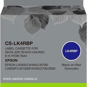 Картридж CACTUS CS-LK4RBP (аналог Epson LK4RBP)