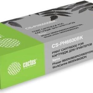Картридж CACTUS CS-PH6600BK (аналог Xerox PH6600BK)