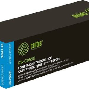Картридж CACTUS CS-C055C (аналог Canon C055C)