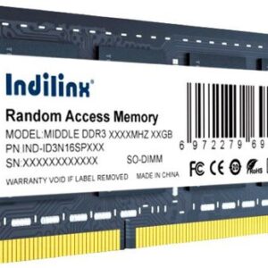 Оперативная память Indilinx 4ГБ DDR3 SODIMM 1600 МГц IND-ID3N16SP04X